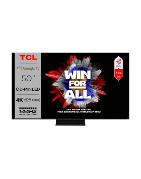 TCL Mini LED 50C805 Τηλεόραση Smart 4K TV 