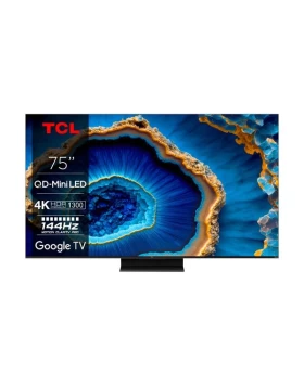 TCL QD Mini-LED 75C805 75 Τηλεόραση Google TV 4K