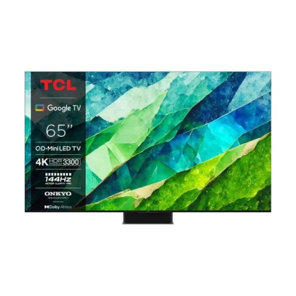 TCL QD Mini-LED 65C855 65 Τηλεόραση Google TV 4K